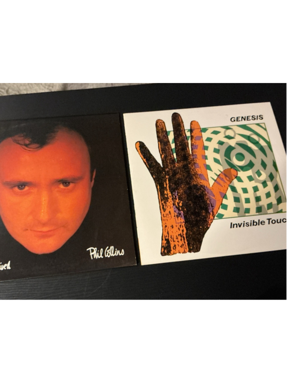 Phil Collins & Genesis 80s Vinyl LP Lot 2- No Jacket Required / Invisible Touch
